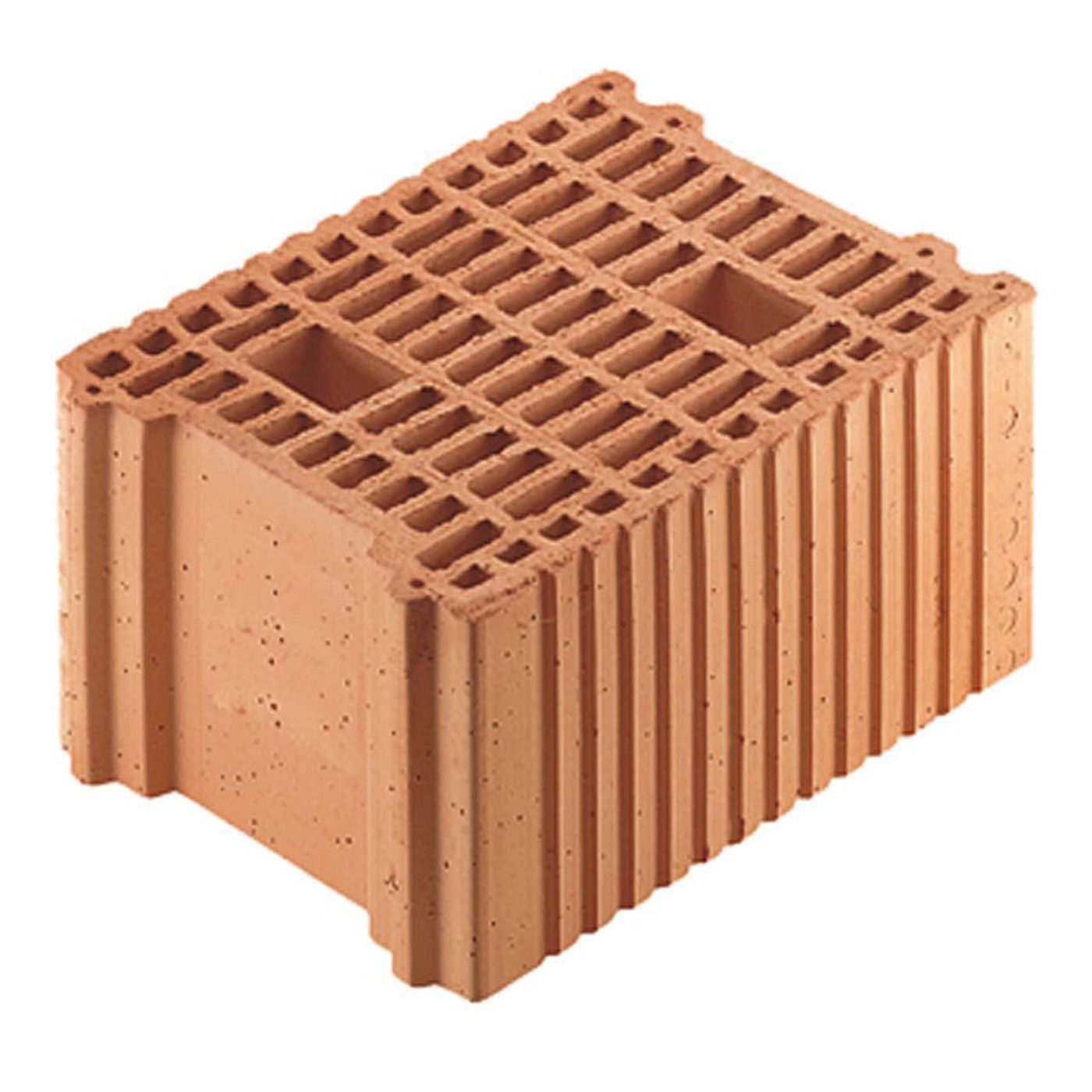 Porotherm BIO MOD, blocco in laterizio a incastro BIO da 25 cm di spessore per murature portanti antisismiche. Garantisce un isolamento termico e sano nel rispetto dell'ambiente.