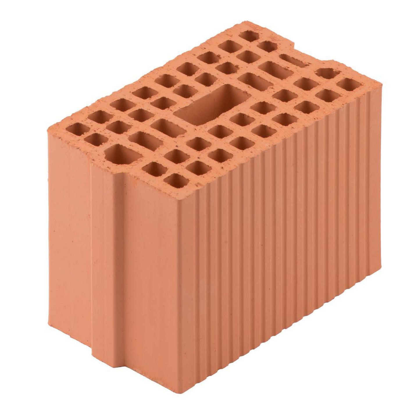 Blocco semipieno a incastro BIO da 17,5 cm di spessore e 19 cx di altezza