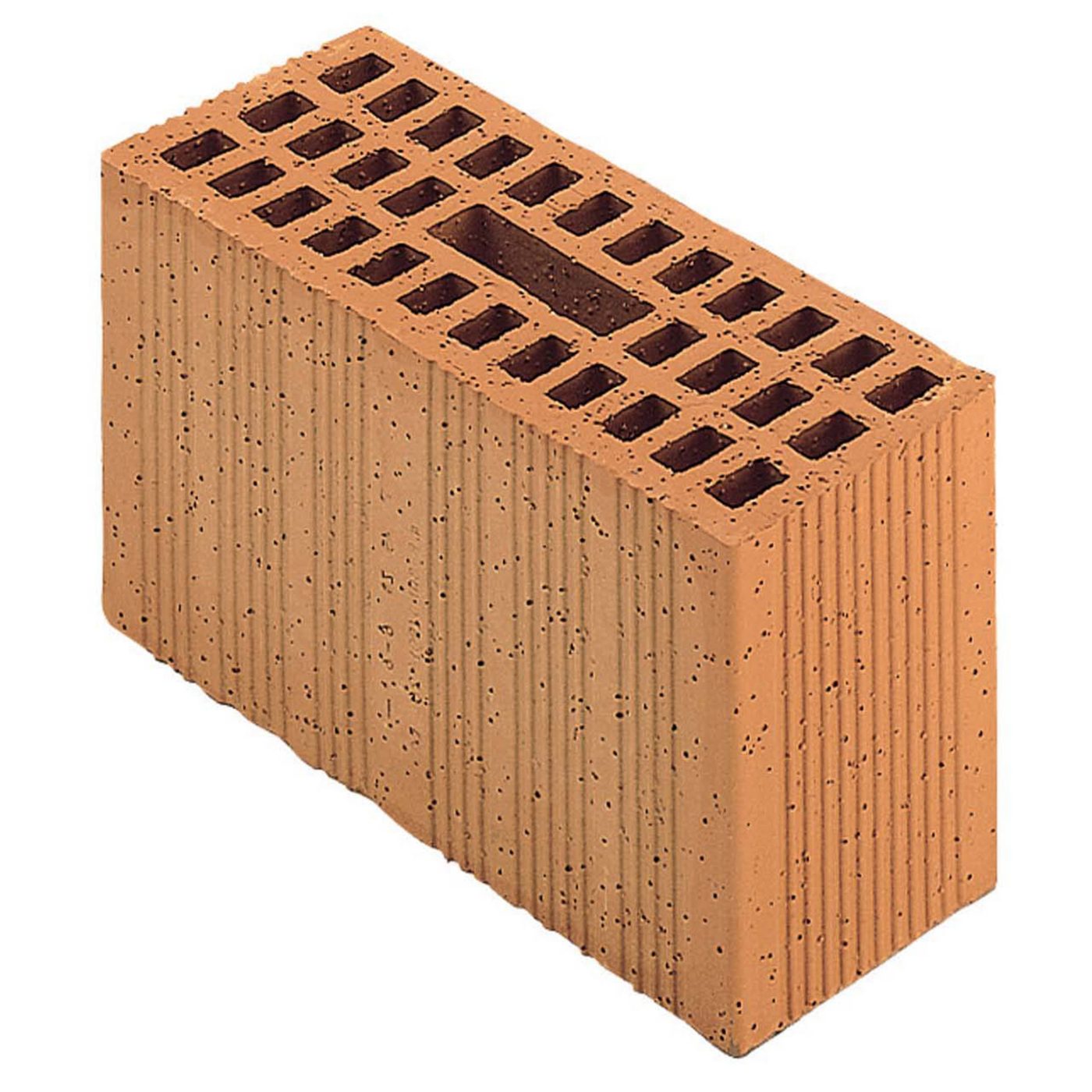 Porotherm BIO MOD, mezzo blocco in laterizio BIO modulare da 30 cm di spessore per murature portanti antisismiche.  Ideale per un isolamento termico ed acustico ottimale.