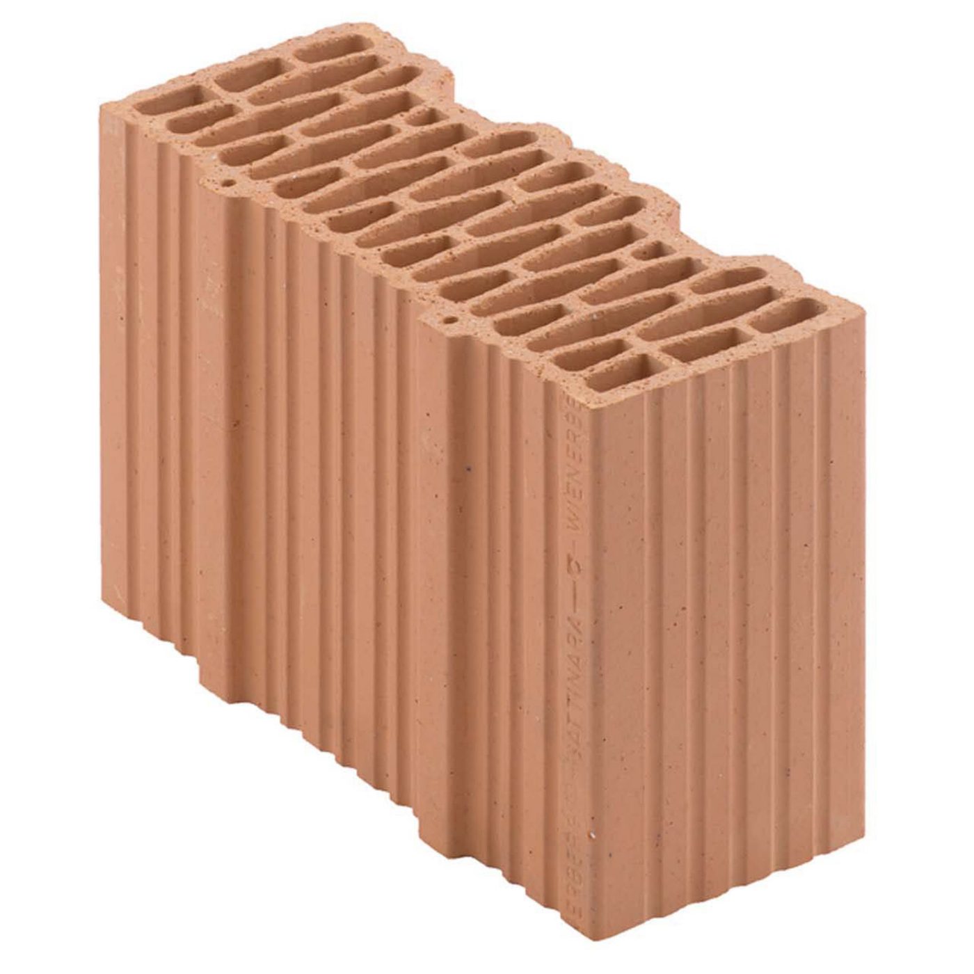 Porotherm BIO PLAN, mezzo Blocco in laterizio rettificato da 30 cm di spessore e 12 di larghezza, per murature da tamponamento.. Contribuisce a realizzare edifici a basso consumo. 