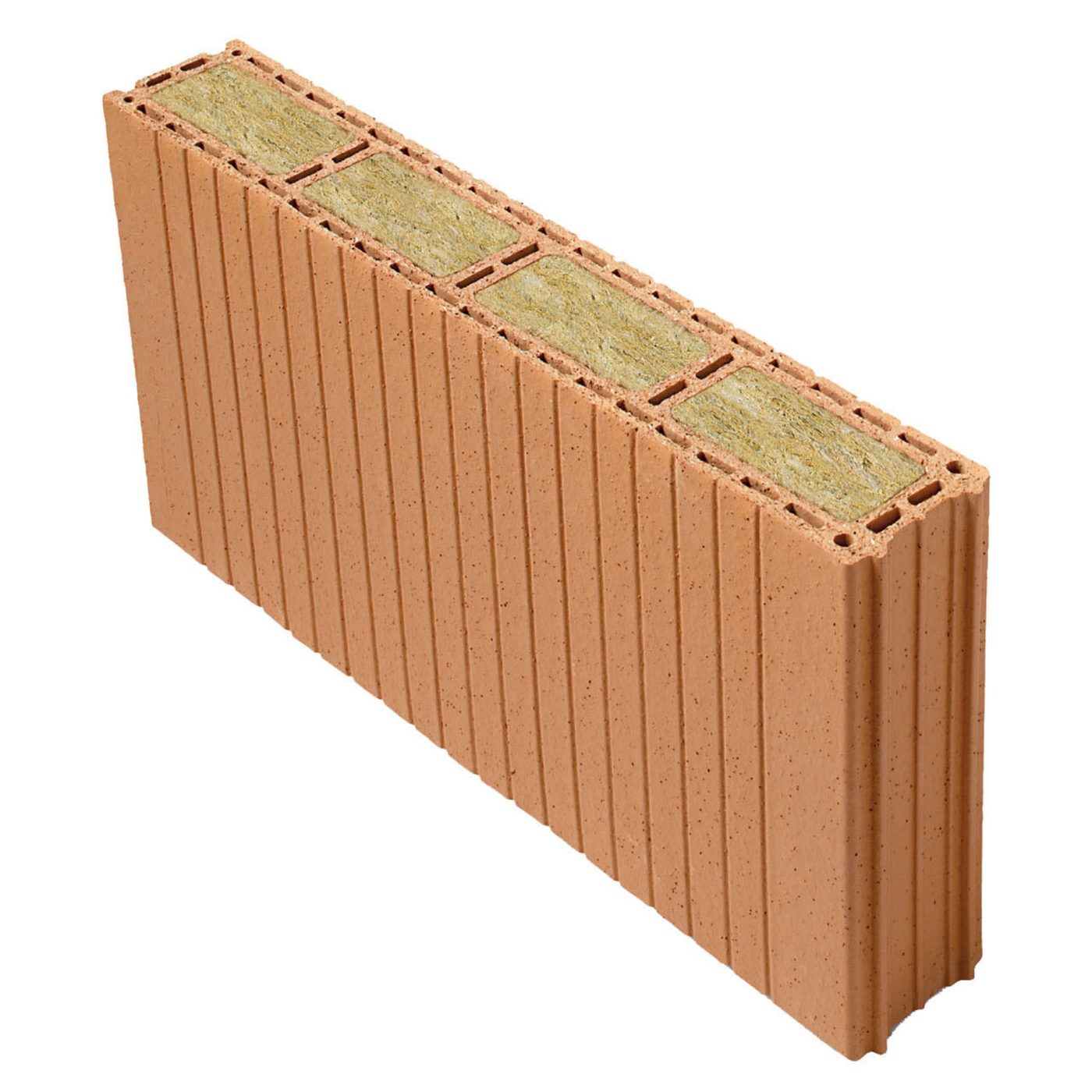 Single product shot of Porotherm PLANA+ Revolution 8